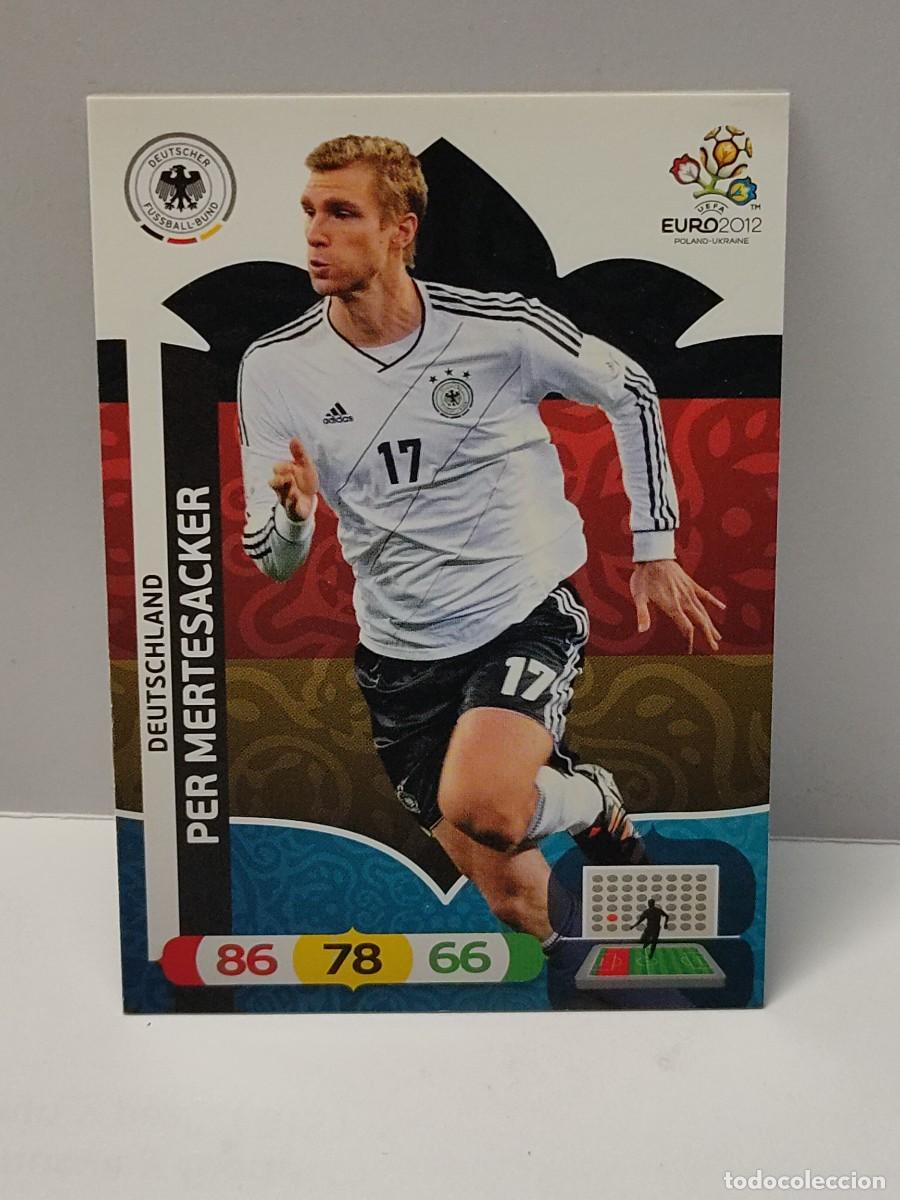 Cartes &agrave; collectionner de Football: Cromo Adrenalyn UEFA EURO 2012 POLAND/UKRAINE - DEUTSCHLAND - PER MERTESACKER