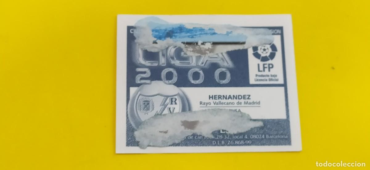 Cromos de f&uacute;tbol: HERNANDEZ RAYO VALLECANO ESTE 99 00 1999 2000 - Foto 2
