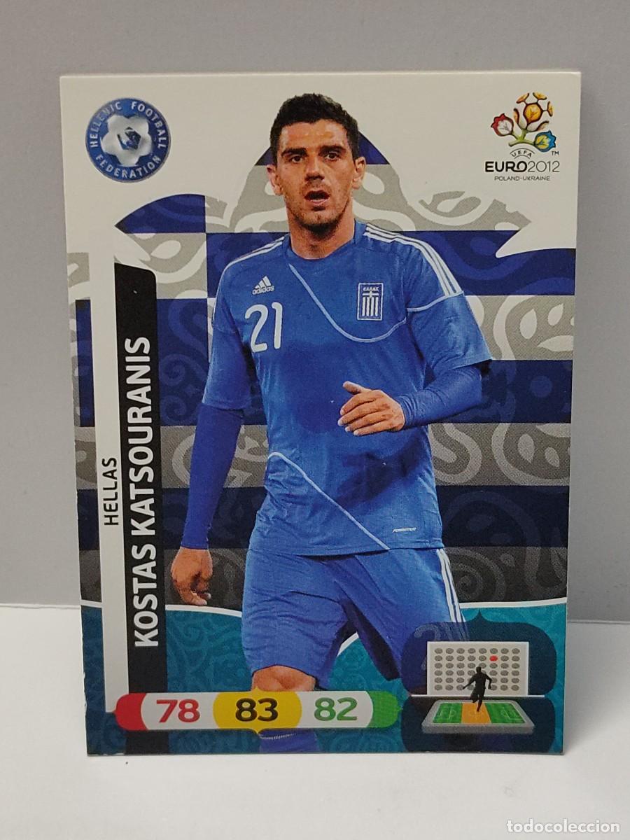 Cartes &agrave; collectionner de Football: Cromo Adrenalyn UEFA EURO 2012 POLAND/UKRAINE - HELLAS - KOSTAS KATSOURANIS