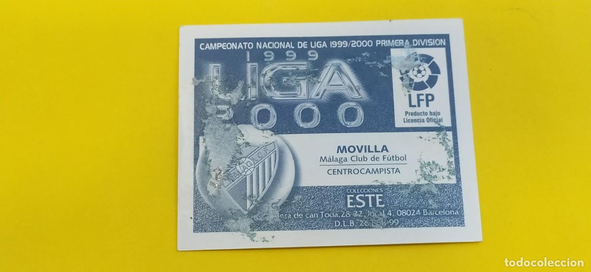 Cromos de f&uacute;tbol: MOVILLA MALAGA ESTE 99 00 1999 2000 - Foto 2