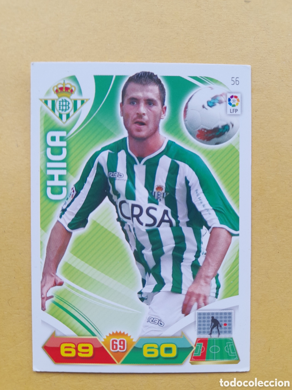 Cromos de f&uacute;tbol: N&deg;56 Chica Adrenalyn 2011/2012 PANINI 11/12