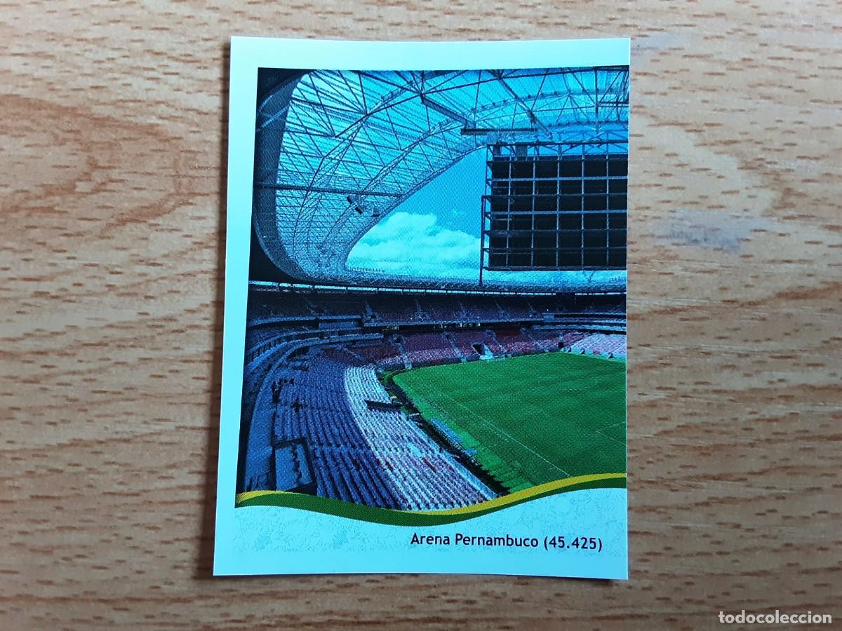 Cromos de F&uacute;tbol: CROMO FUTBOL MUNDIAL 2014 PANINI 24.ESTADIO ARENA PERNAMBUCO RECIFE-NUNCA PEGADO