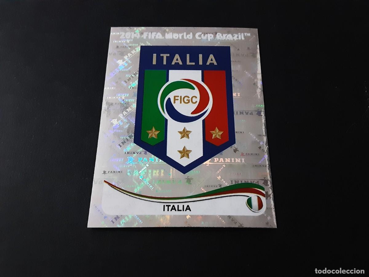 Cromos de Futebol: CROMO FUTBOL MUNDIAL 2014 PANINI 317.ESCUDO-ITALIA-NUNCA PEGADO