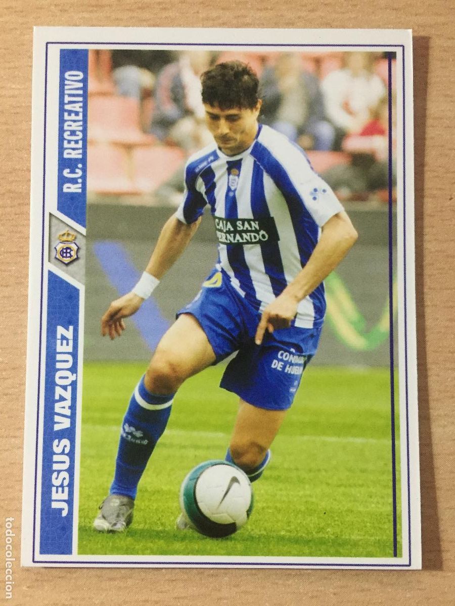 Cartes &agrave; collectionner de Football: 2007-2008 - 200 JESUS VAZQUEZ - RECREATIVO DE HUELVA - MUNDICROMO