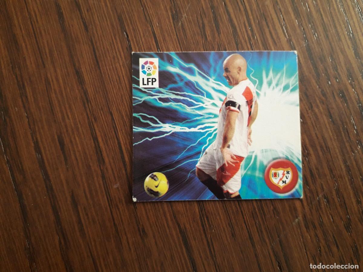 Fu&szlig;ball-Sticker: cromo adhesivo de cheetos, liga futbol profesional, jugador Rayo Vallecano, a&ntilde;o 2012