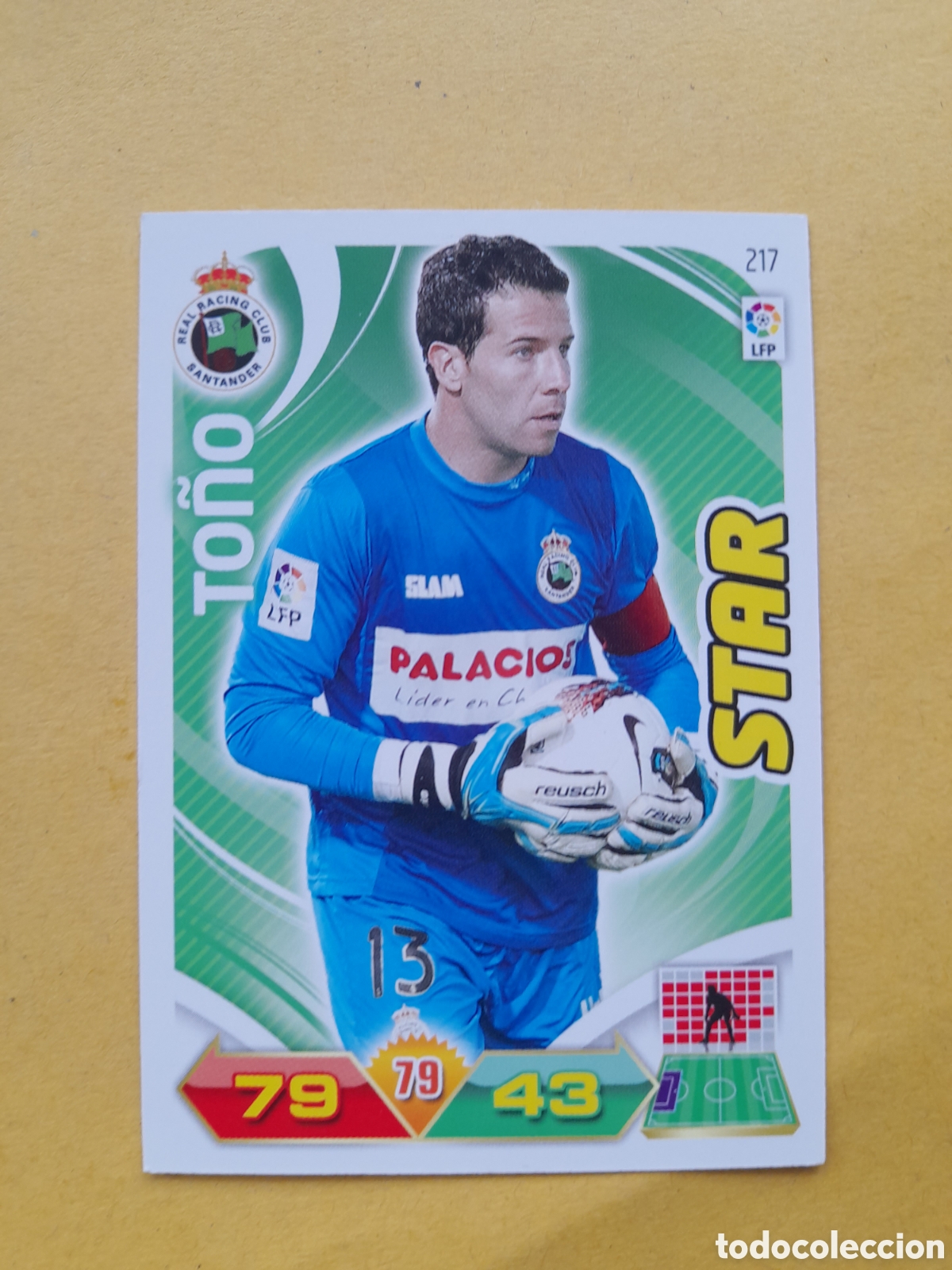Fu&szlig;ball-Sticker: N&deg;217 To&ntilde;o Adrenalyn 2011/2012 PANINI 11/12