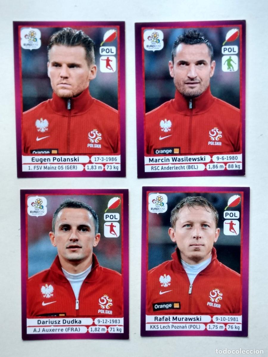 Figurine di Calcio: CROMO STICKER PANINI EUROCOPA POLONIA UCRANIA EURO 2012 UEFA LOTE CROMOS POLONIA