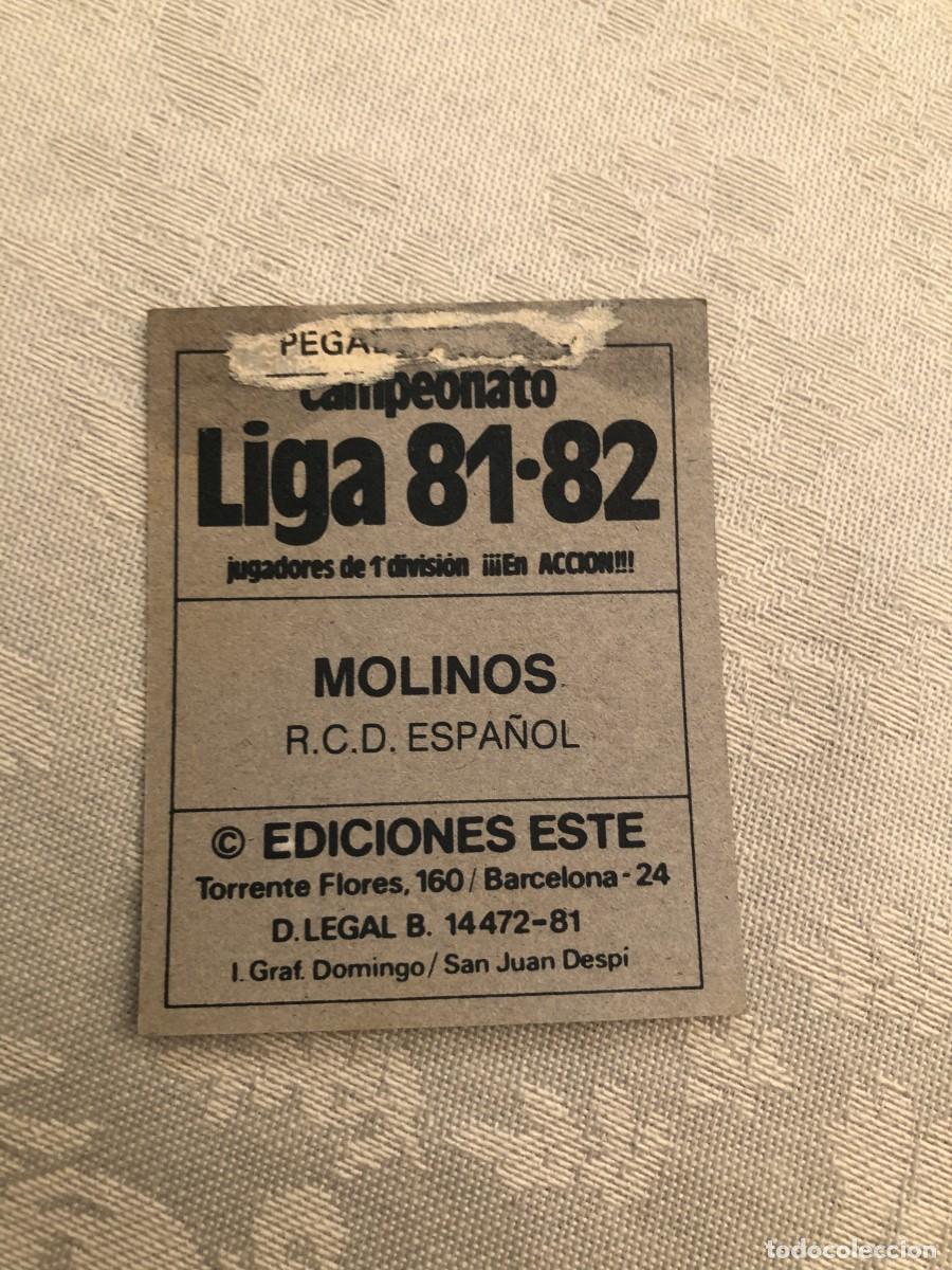 Cromos de f&uacute;tbol: MOLINOS ESPA&Ntilde;OL ESTE 81 82 1981 1982 - Foto 2