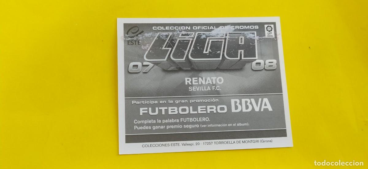 Cromos de f&uacute;tbol: RENATO SEVILLA ESTE 07 08 2007 2008 - Foto 2