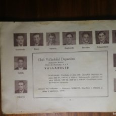 Cromos de Fútbol: CLUB VALLADOLID DEPORTIVO - TEMPORADA 34/35 1934/35 - HOJA DE LA GUÍA FUTBOLISTICA. Lote 384969639
