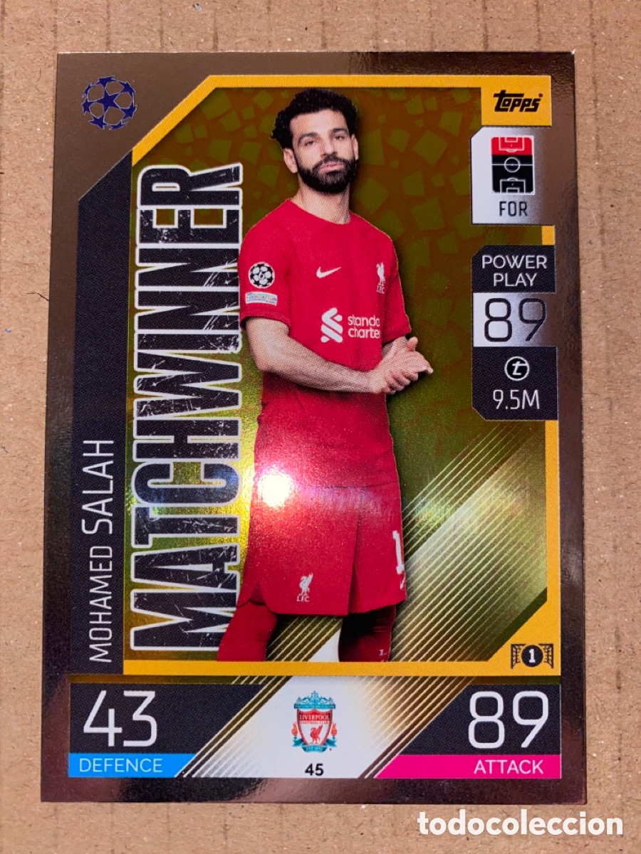 Mohamed salah hot sale match attax