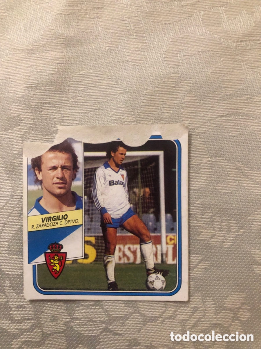 Fu&szlig;ball-Sticker: VIRGILIO ZARAGOZA ED ESTE LIGA 89 90