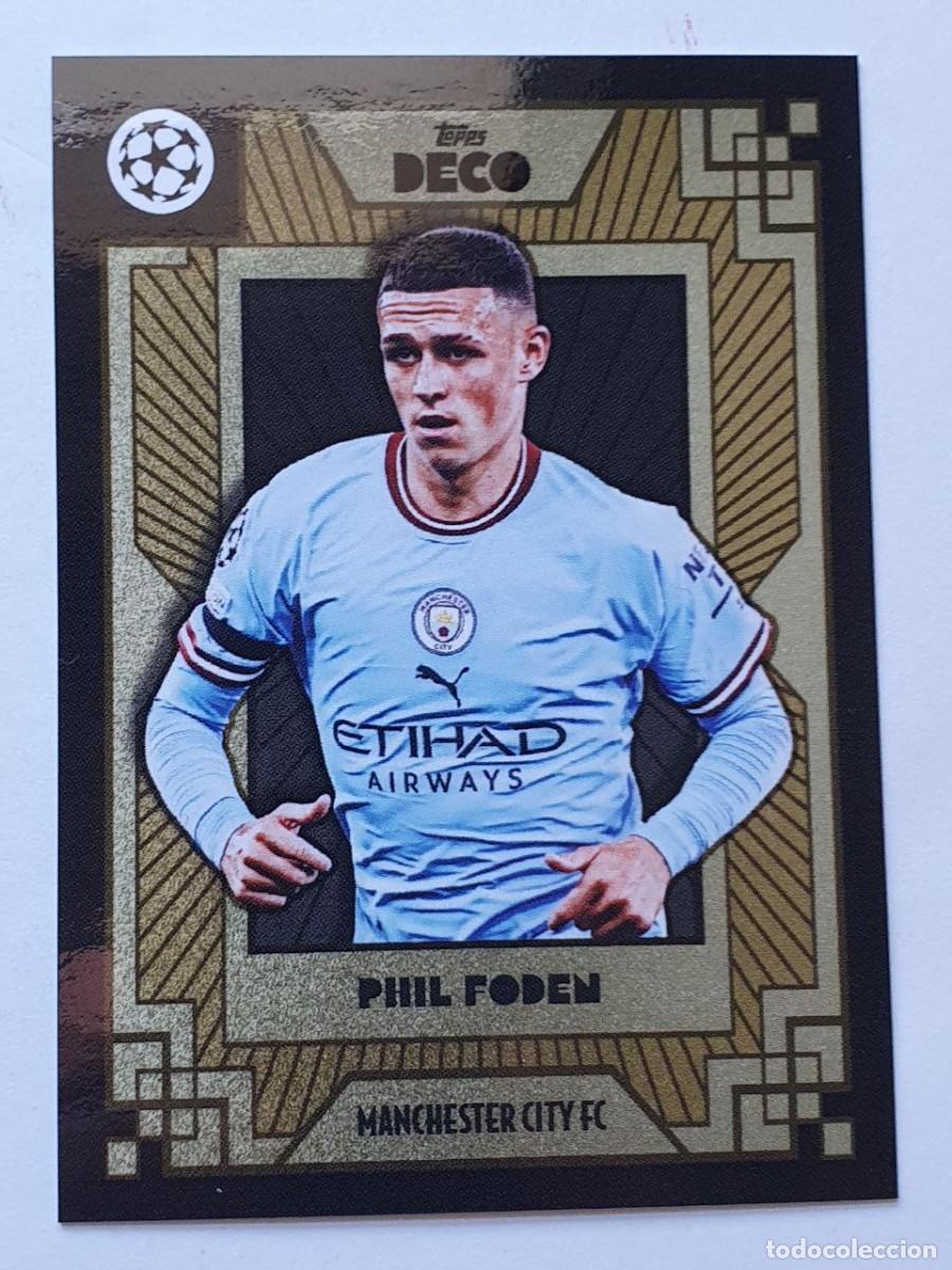 Figurine di Calcio: Current Stars: PHIL FODEN (Manchester City) TOPPS DECO UEFA 2022-23