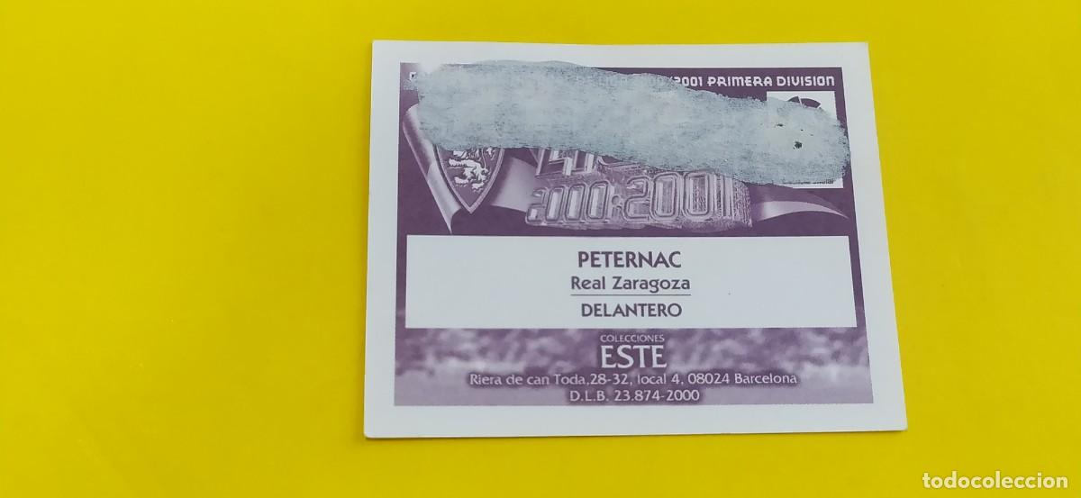 Cromos de f&uacute;tbol: PETERNAC ZARAGOZA ESTE 00 01 2000 2001 - Foto 2