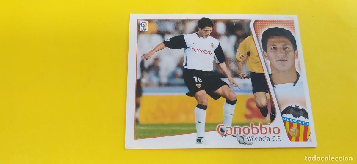 Cromos de f&uacute;tbol: CANOBBIO VALENCIA ESTE 04 05 2004 2005 - Foto 1
