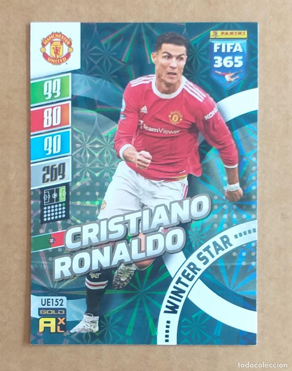 Cromos de F&uacute;tbol: CROMO UE152 CRISTIANO RONALDO WINTER STAR ADRENALYN XL FIFA 365 2021-2022 UPDATE EDITION. Nuevo.