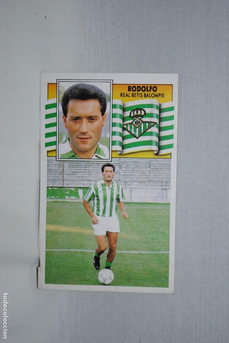 Figurine di Calcio: CROMOS DE FUTBOL , LIGA 90 - 91 . RODOLFO .