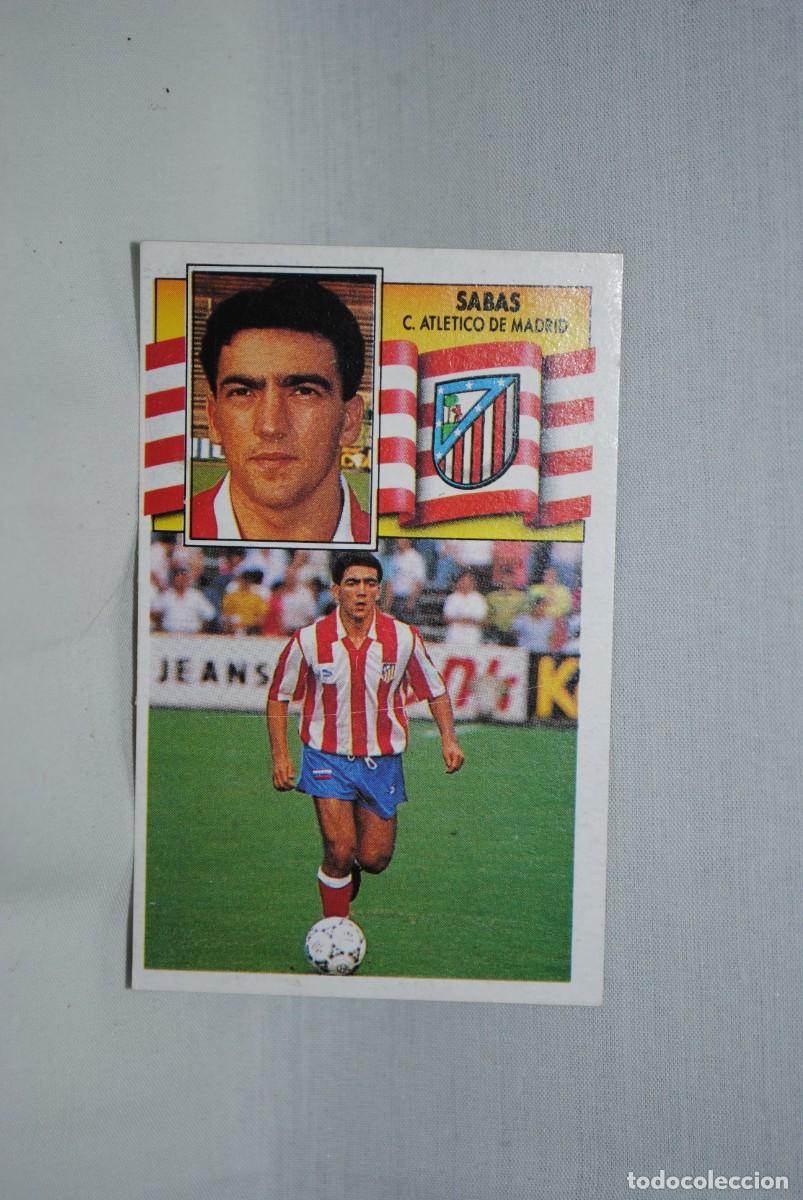 Cromos de F&uacute;tbol: CROMOS DE FUTBOL . LIGA 90 - 91 , SABAS .