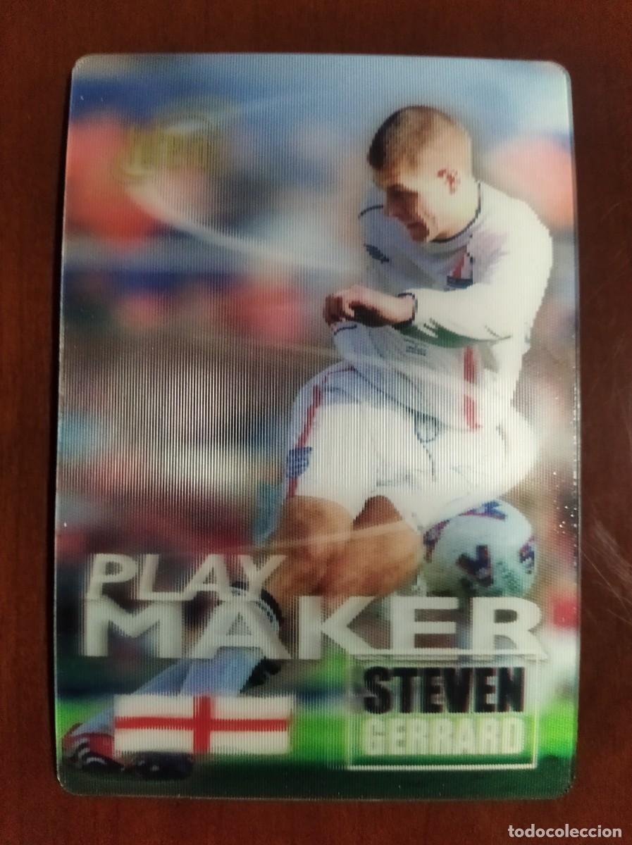 Cromos de f&uacute;tbol: Futera 2002,3D,Inglaterra,Steven Gerrard. - Foto 1