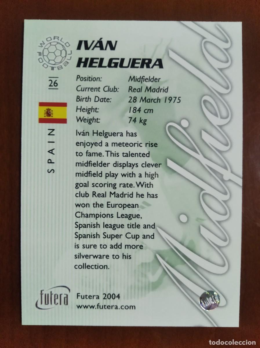 Cromos de f&uacute;tbol: Futera 2004,Espa&ntilde;a,Iv&aacute;n Helguera. - Foto 2