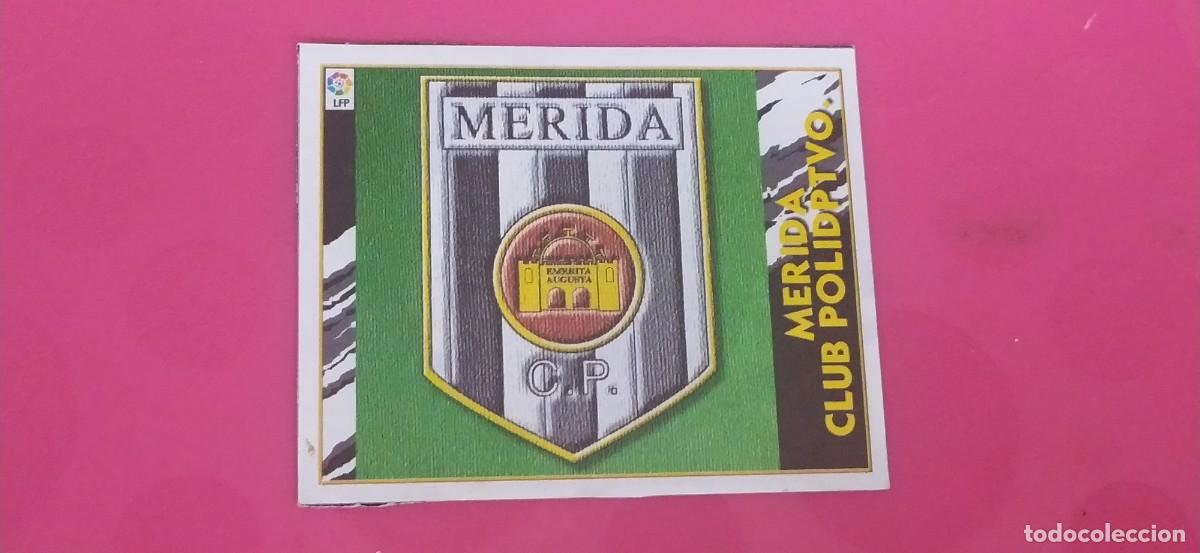 Fu&szlig;ball-Sticker: ESCUDO MERIDA ESTE 97 98 1997 1998 RECORTADO
