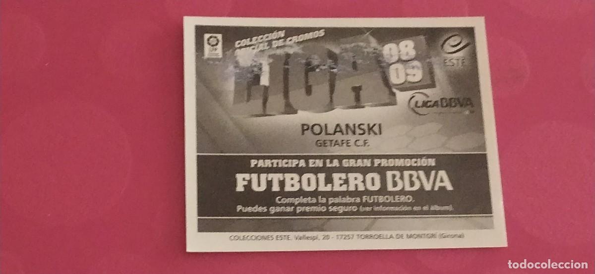 Cromos de f&uacute;tbol: POLANSKI GETAFE ESTE 08 09 2008 2009 - Foto 2