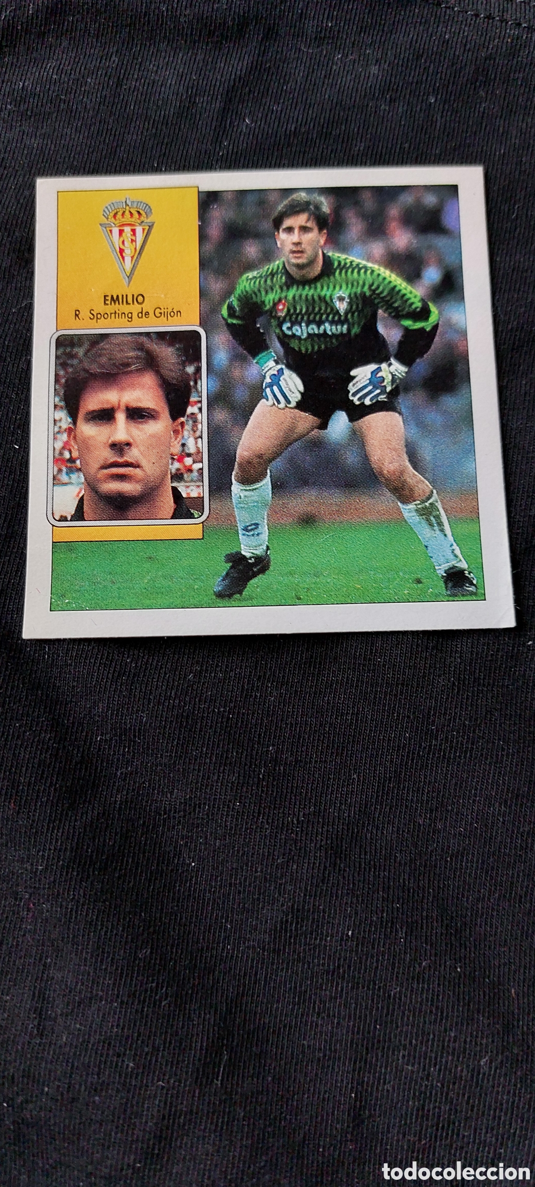 Cromos de f&uacute;tbol: Emilio baja 92/93 despegado - Foto 1