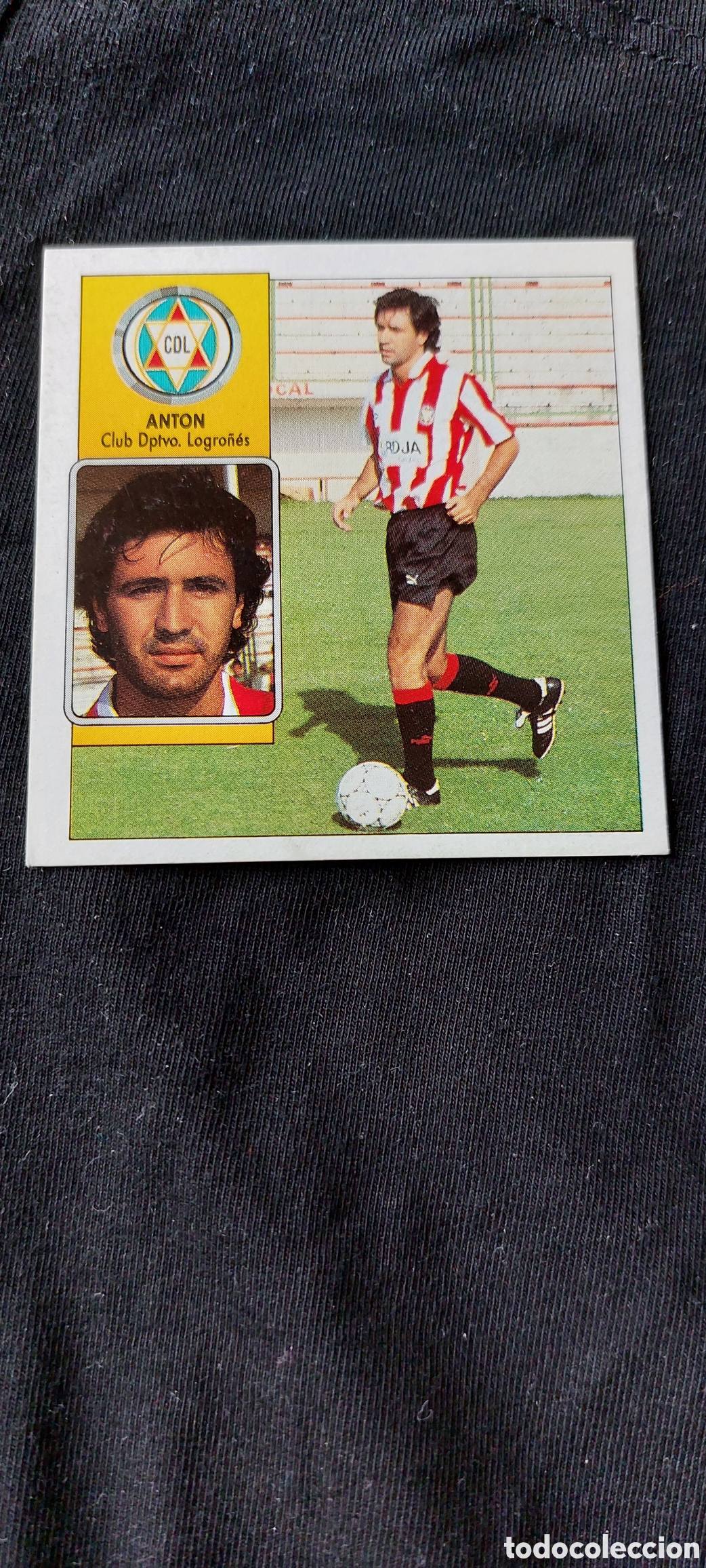 Cromos de f&uacute;tbol: Anton coloca 92/93 - Foto 1