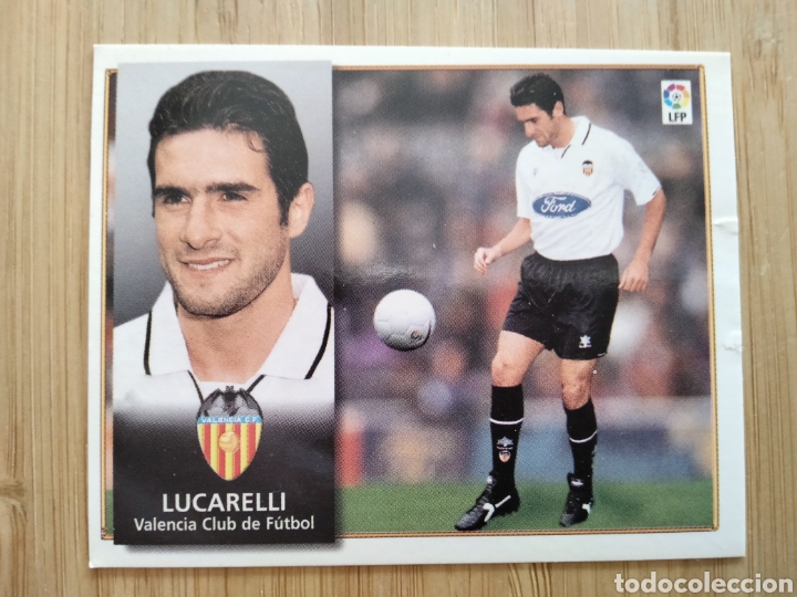 Cromos de f&uacute;tbol: LUCARELLI VALENCIA C.F EDICIONES ESTE 98 99 1998 1999 SIN PEGAR CROMO FUTBOL UNIFICO ENVIOS