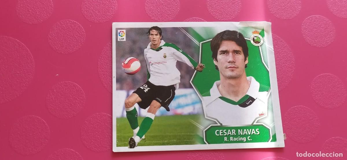 Cromos de f&uacute;tbol: CESAR NAVAS RACING SANTANDER ESTE 08 09 2008 2009 - Foto 1