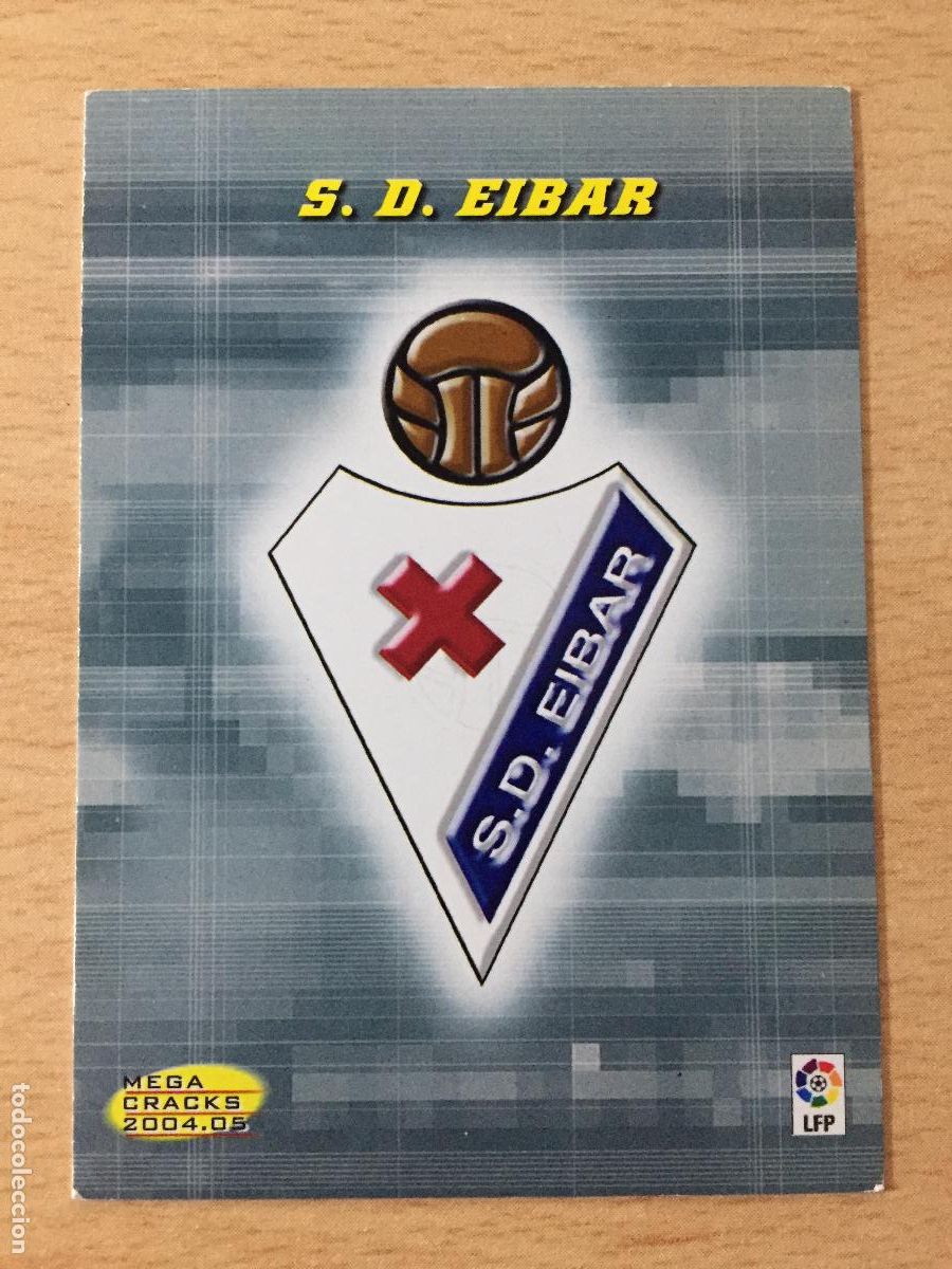 Cromos de f&uacute;tbol: 2004-2005 - 424 ESCUDO - SD EIBAR - PANINI MEGACRACKS - Foto 1