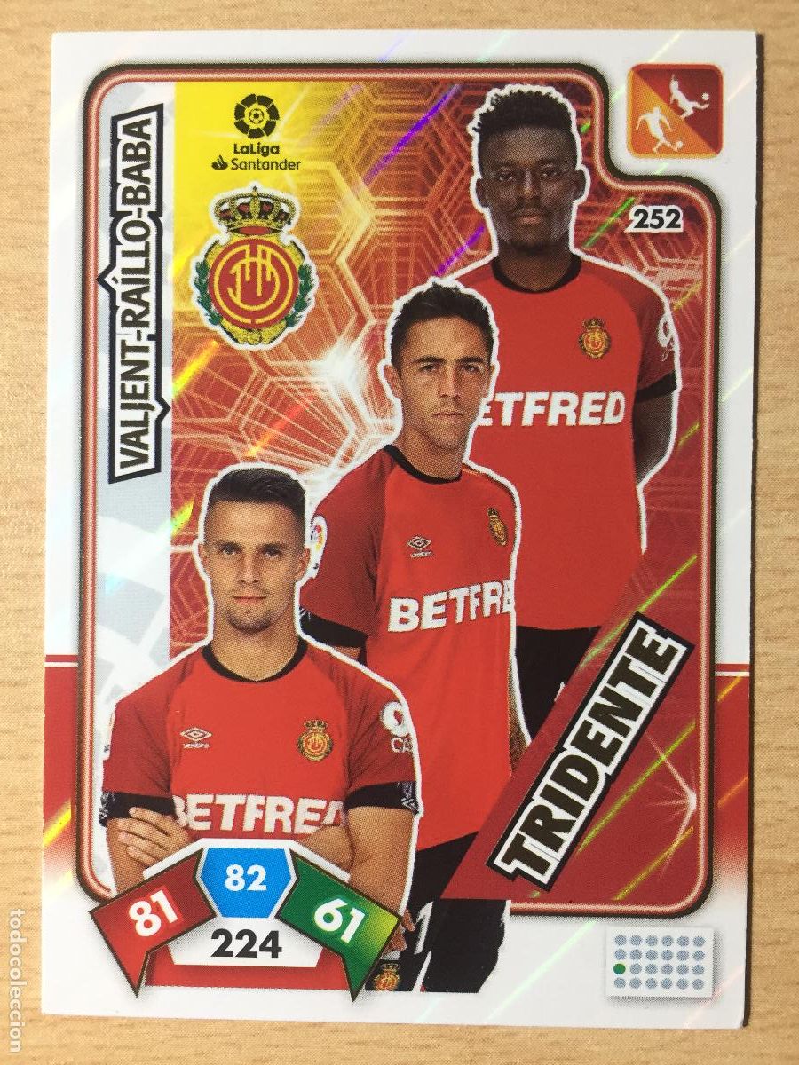 Cromos de f&uacute;tbol: 2019-2020 - 252 TRIDENTE - RCD MALLORCA - PANINI ADRENALYN - Foto 1