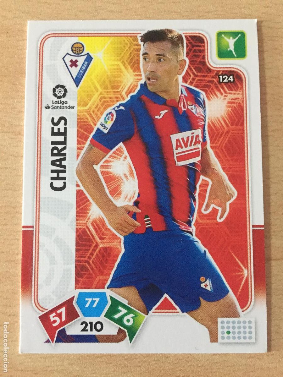 Cromos de f&uacute;tbol: 2019-2020 - 124 CHARLES - SD EIBAR - PANINI ADRENALYN - Foto 1