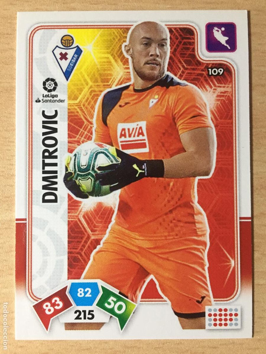 Cromos de f&uacute;tbol: 2019-2020 - 109 DMITROVIC - SD EIBAR - PANINI ADRENALYN - Foto 1