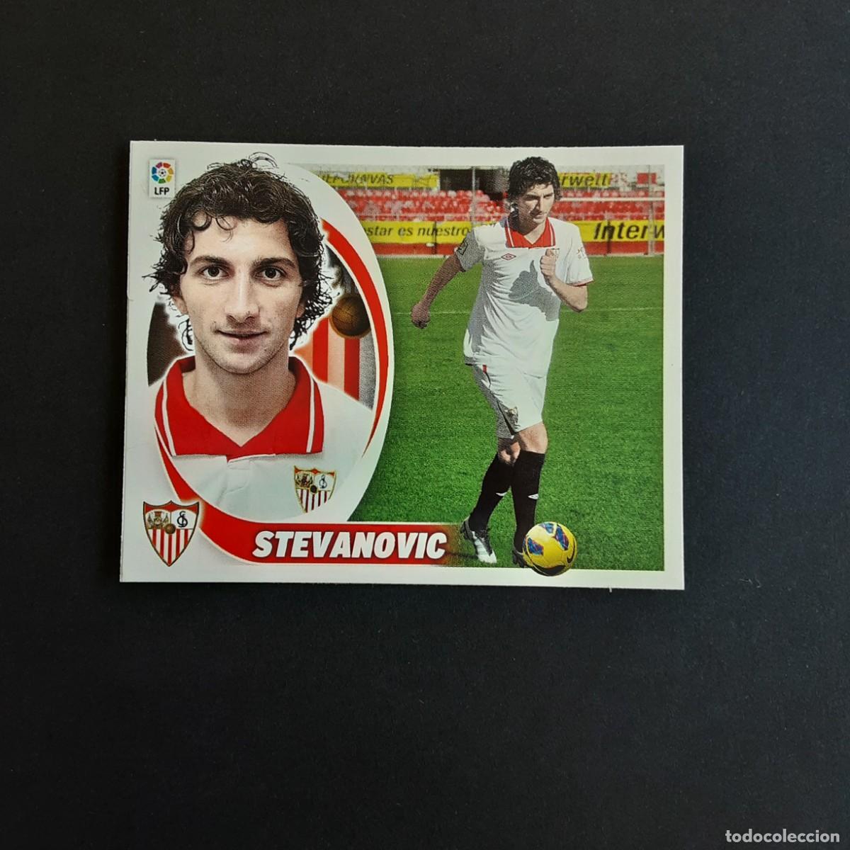 Cromos de f&uacute;tbol: MERCADO DE INVIERNO + AMPLIACION EDICIONES ESTE 2012 2013 12 13 N&ordm;35 STEVANOVIC-SEVILLA