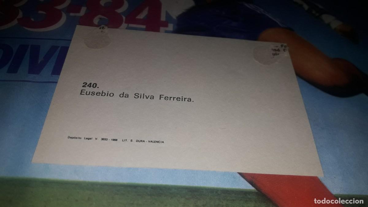 Cromos de f&uacute;tbol: Eusebio cromo muy DIFICIL de CONSEGUIR - Foto 2