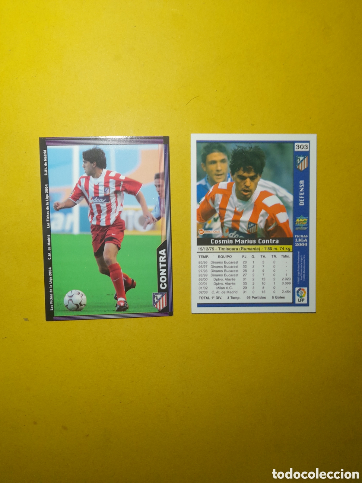 Fu&szlig;ball-Sticker: N&deg;303 Contra Mundicromo 2003/2004
