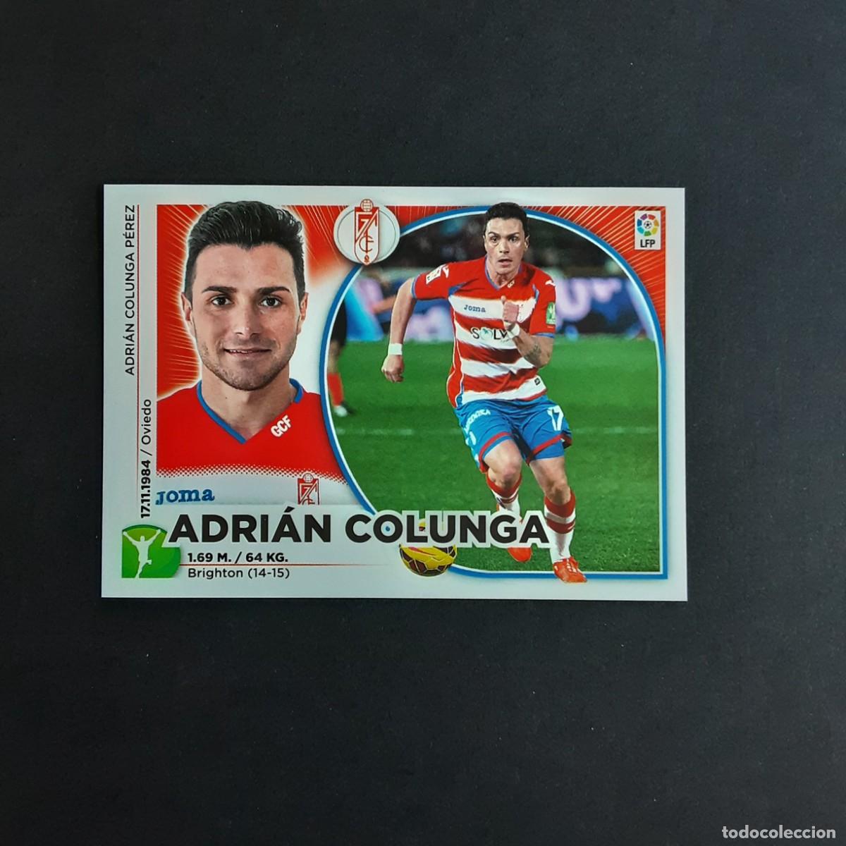 Cromos de f&uacute;tbol: MERCADO DE INVIERNO + ACTUALIZACION EDICIONES ESTE 2014 2015 14 15 N&ordm;24 ADRIAN COLUNGA-GRANADA