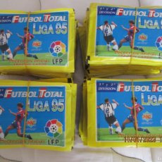 Cromos de Fútbol: 100 SOBRES SIN ABRIR. FUTBOL TOTAL LIGA 95. MUNDICROMO 1994 1995 (TRADING CARDS). Lote 386156899