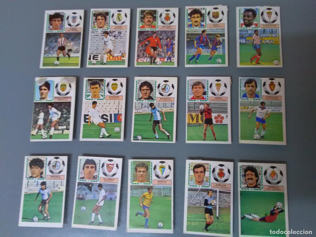 Cromos de f&uacute;tbol: Lote ediciones Este 83-84 - Foto 1