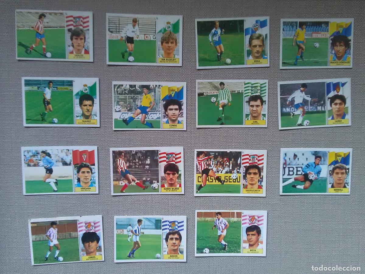 Cromos de f&uacute;tbol: Lote ediciones Este 86-87 - Foto 1