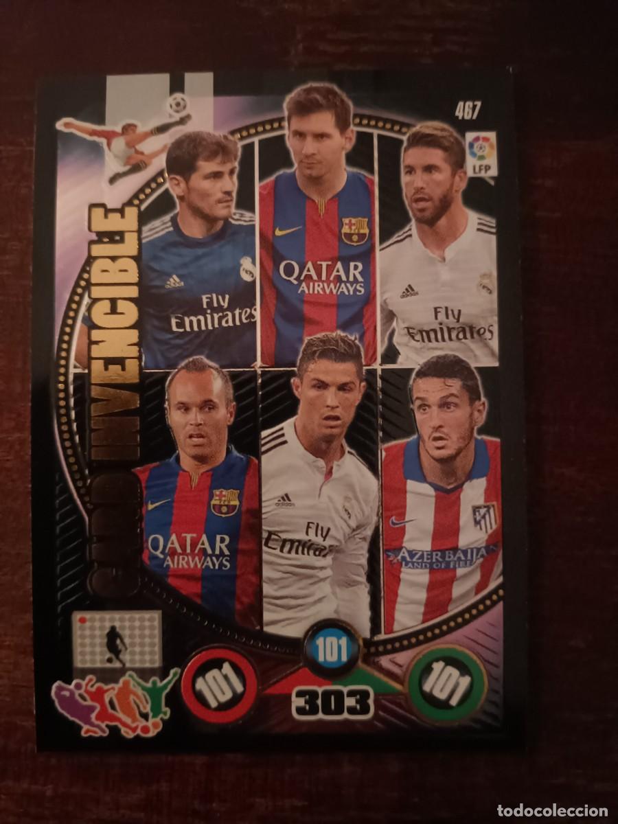 Figurine di Calcio: Cromo card invencible Adrenalyn liga 2014 2015 14 15