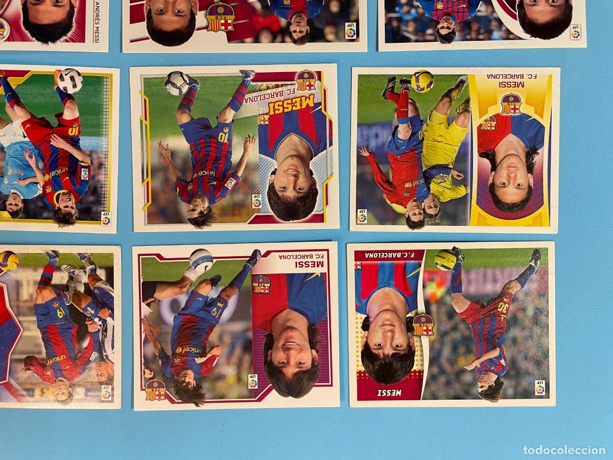 Cromos de f&uacute;tbol: Lote 12 cromos Messi ediciones Este - Foto 2