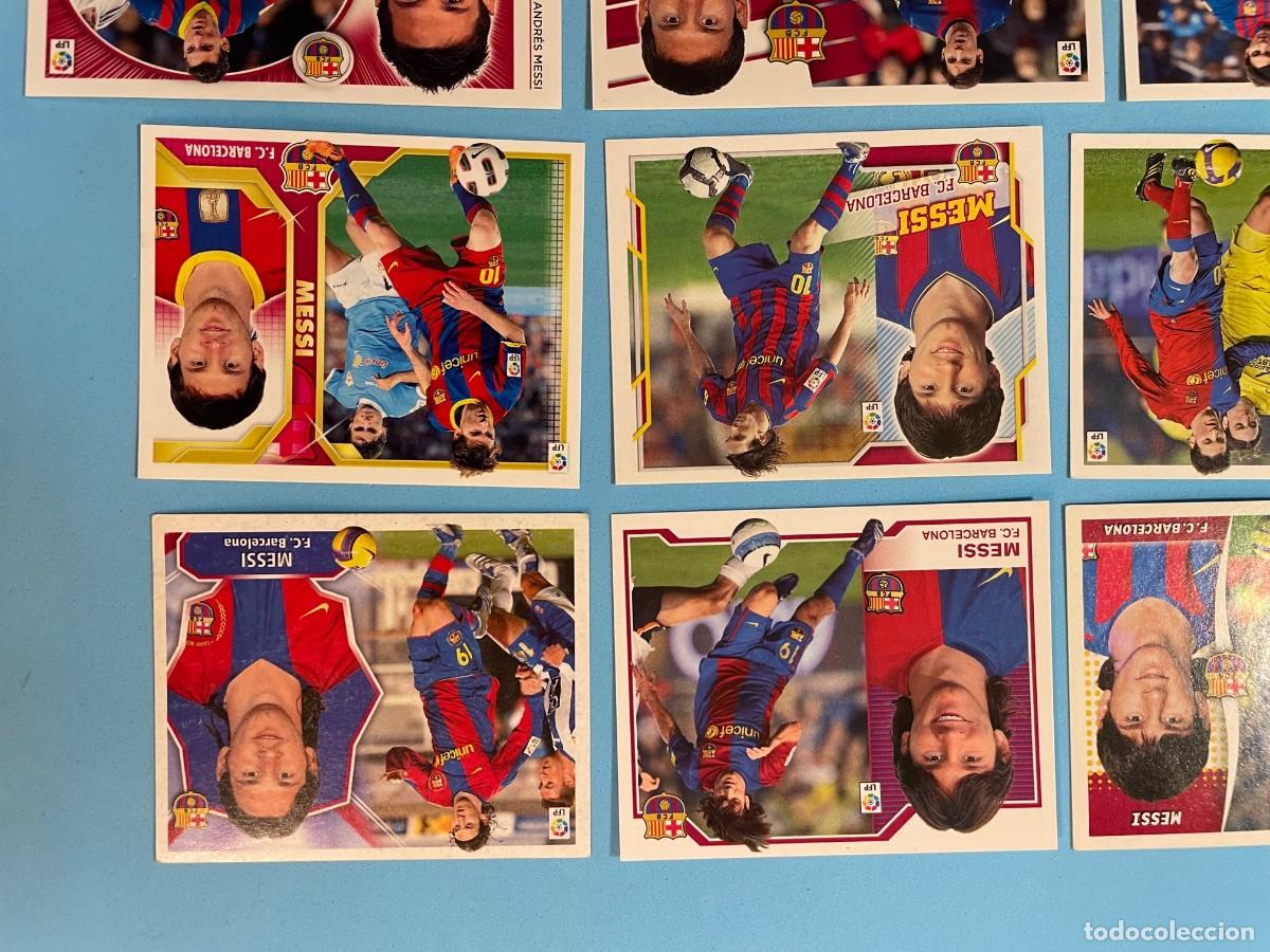 Cromos de f&uacute;tbol: Lote 12 cromos Messi ediciones Este - Foto 3