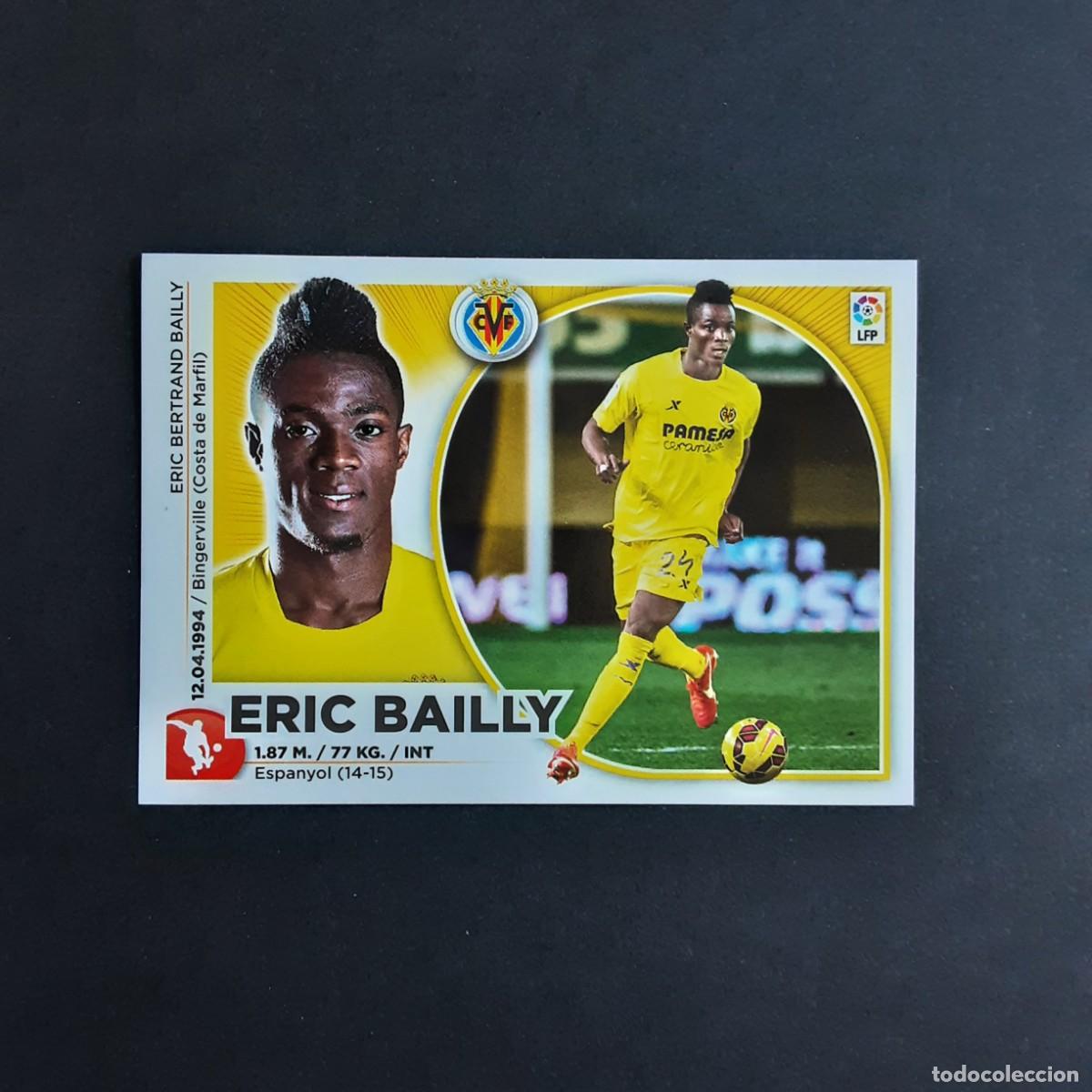 Cromos de f&uacute;tbol: MERCADO DE INVIERNO + ACTUALIZACION EDICIONES ESTE 2014 2015 14 15 N&ordm;38 ERIC BAILLY-VILLARREAL