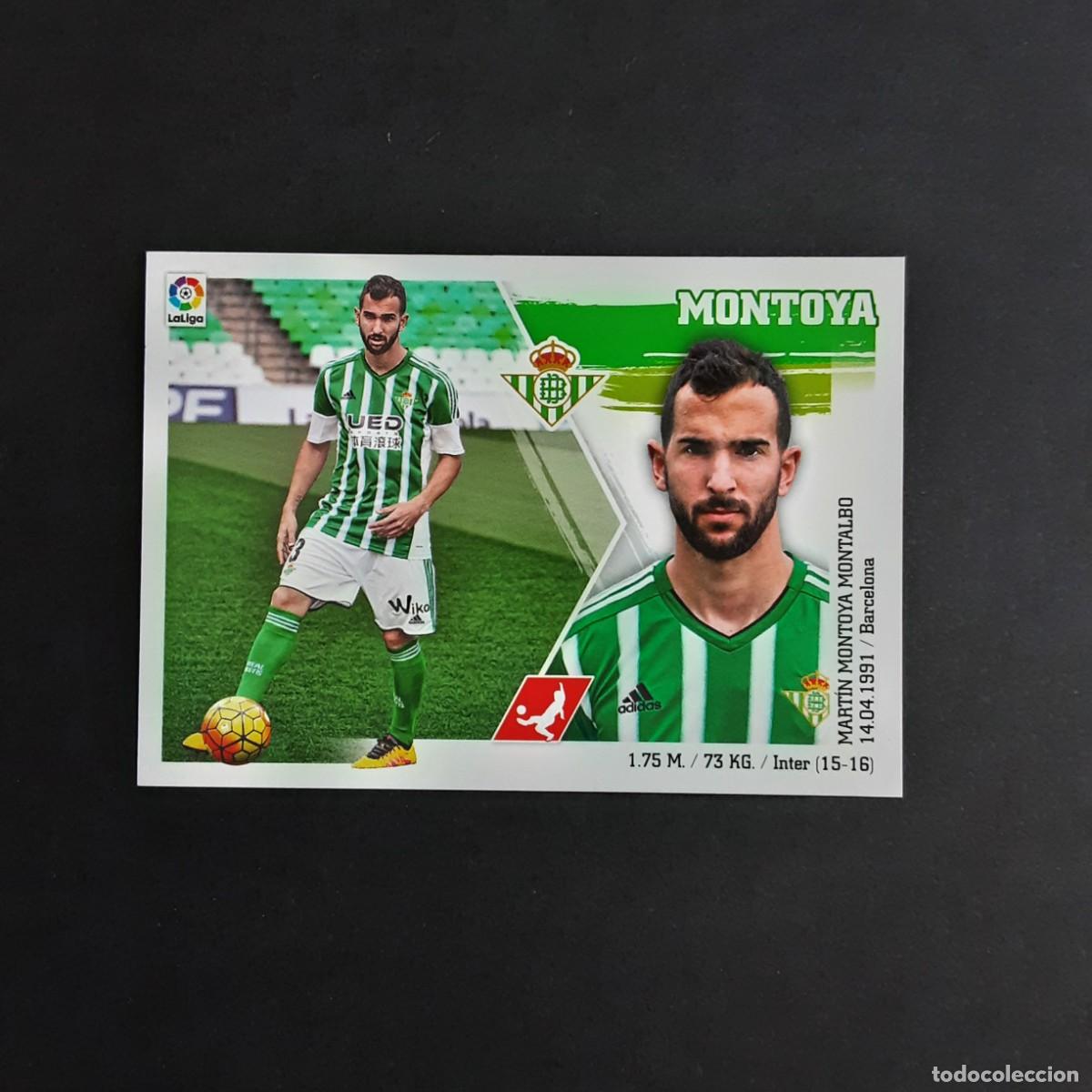 Cromos de f&uacute;tbol: MERCADO DE INVIERNO + ACTUALIZACION EDICIONES ESTE 2015 2016 15 16 N&ordm;4 MONTOYA-BETIS