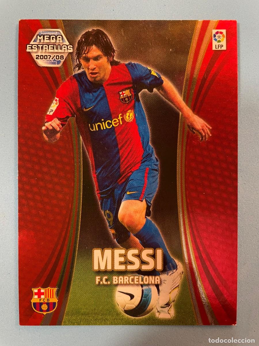 Cromos de f&uacute;tbol: Messi Mega Estrellas 2007 2008 Panini - Foto 1