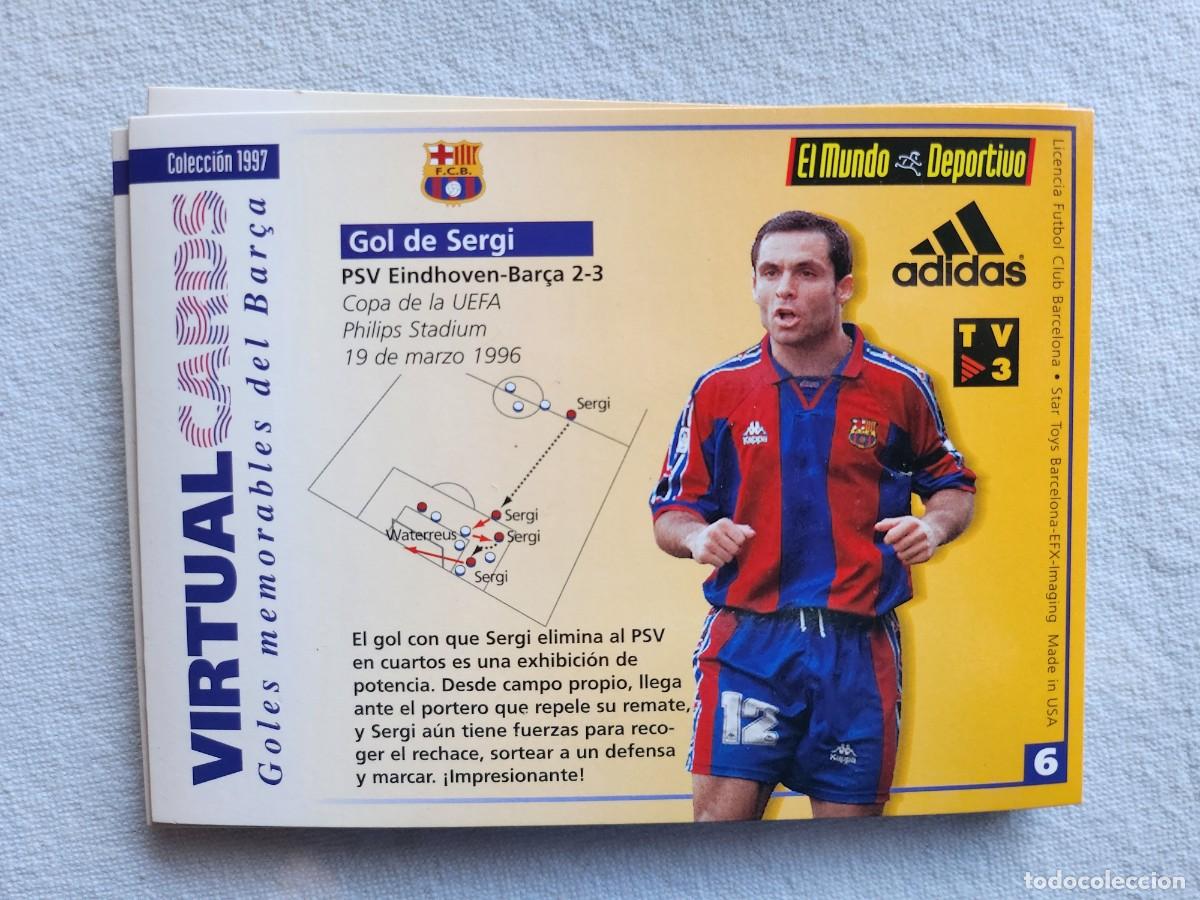 VIRTUAL CARDS BAR&Ccedil;A 1997 GOL DE SERGI