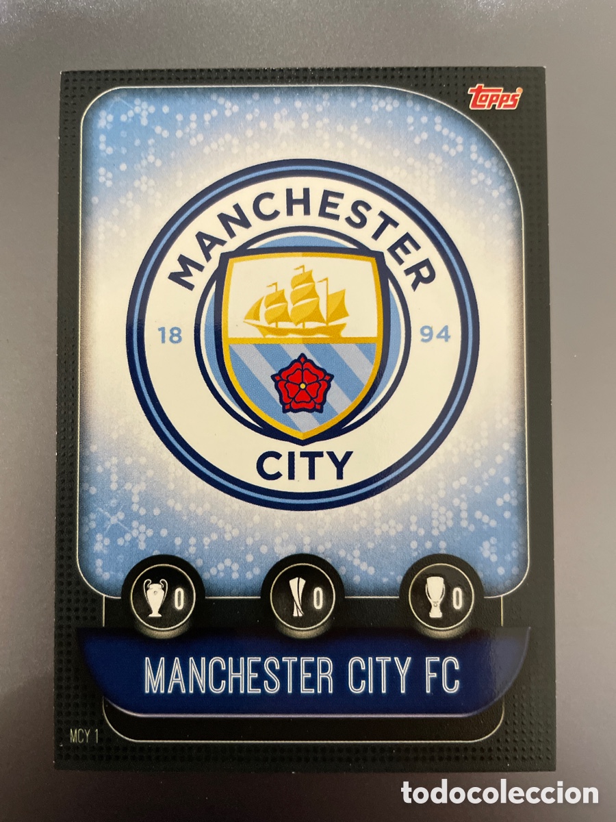 Cromos de Futebol: Escudo Manchester City Match Attax 2019-20 2019 2020 Topps Manchester City