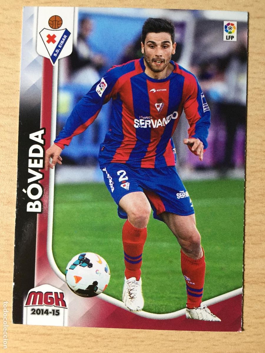 Cromos de f&uacute;tbol: 2014-2015 - 130 BOVEDA - SD EIBAR - PANINI MEGACRACKS - Foto 1